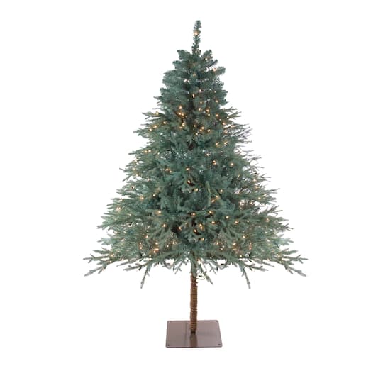 6.5Ft Pre-Lit Real Touch™ Fairbanks Alpine Artificial Christmas Tree, Clear Lights By Northlight in Green | 6.5 ft | Michaels®